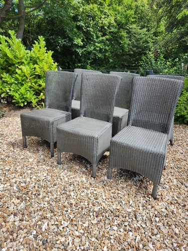 Neptune lloyd loom chairs - x6,