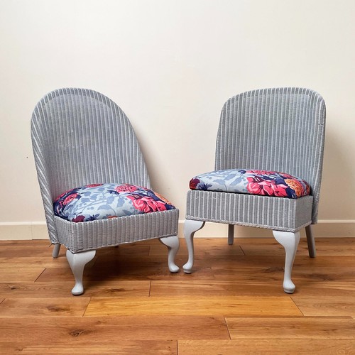 Pair lloyd loom chairs - pair,
