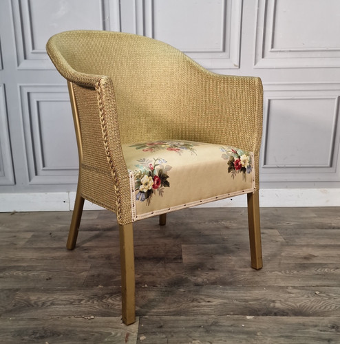 Vintage woven tub chair - vintage,