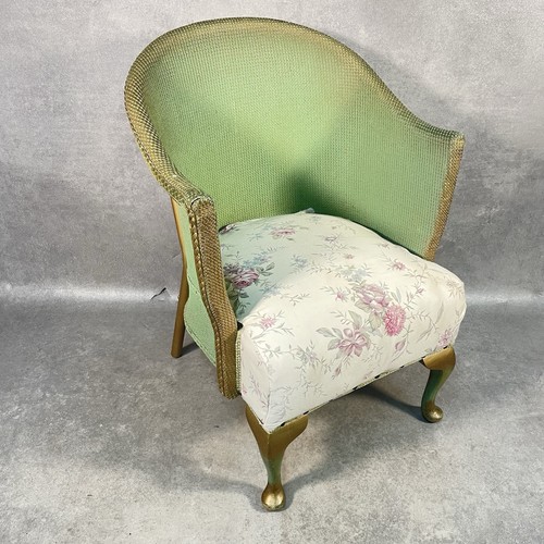 Lloyd loom style armchair - style,