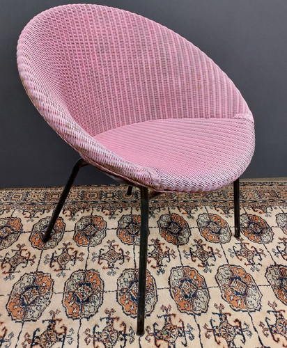 Vintage lloyd loom lusty tub - vintage,