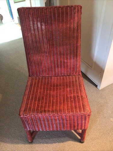 Vintage lloyd loom painted - vintage,